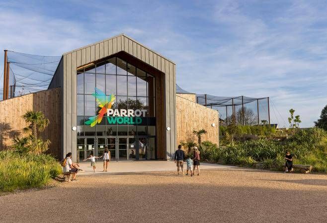 Come and explore the colourful world of Parrot World
